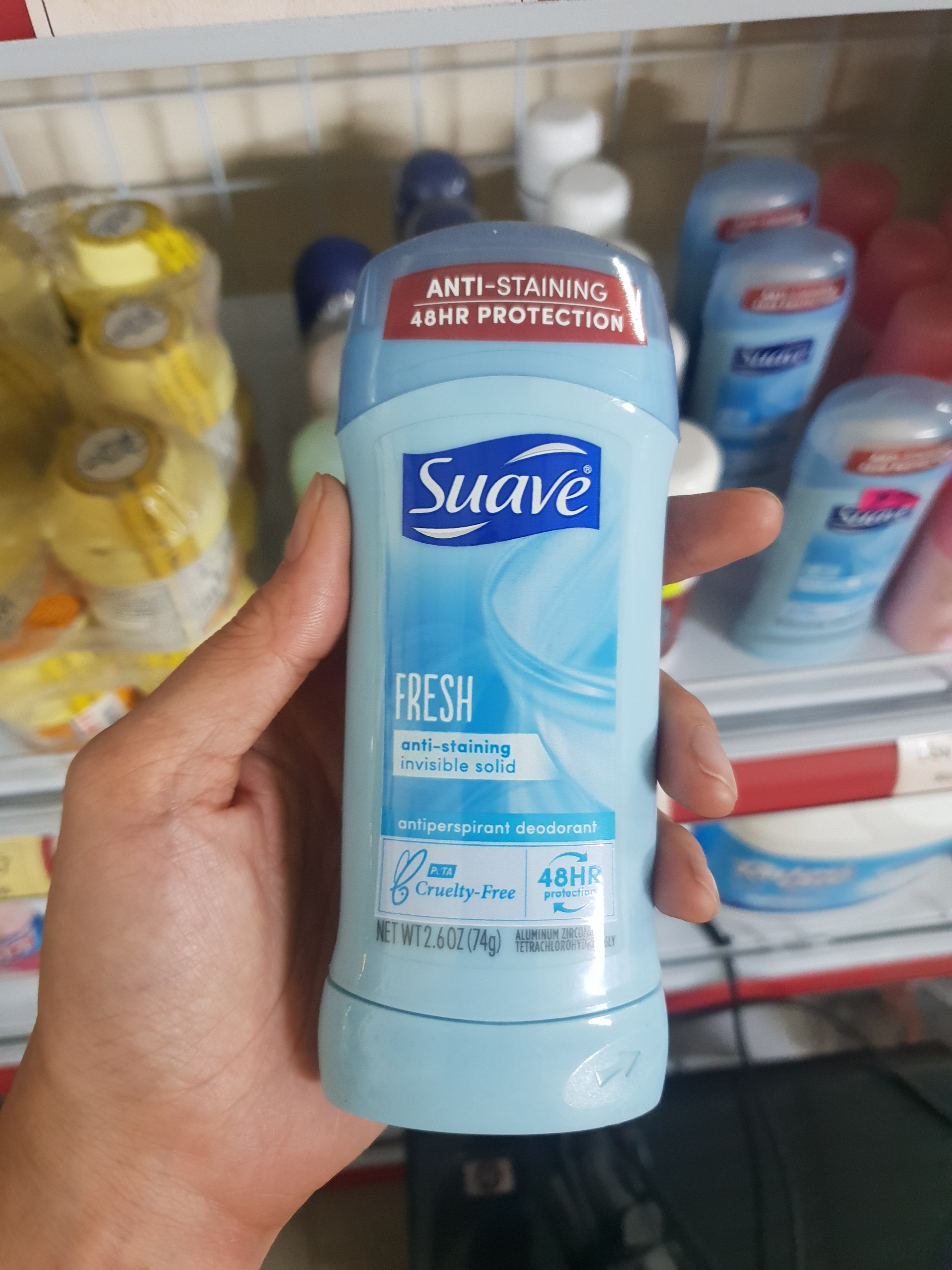 Lăn suave Mỹ 74gr khử mùi trong 24h