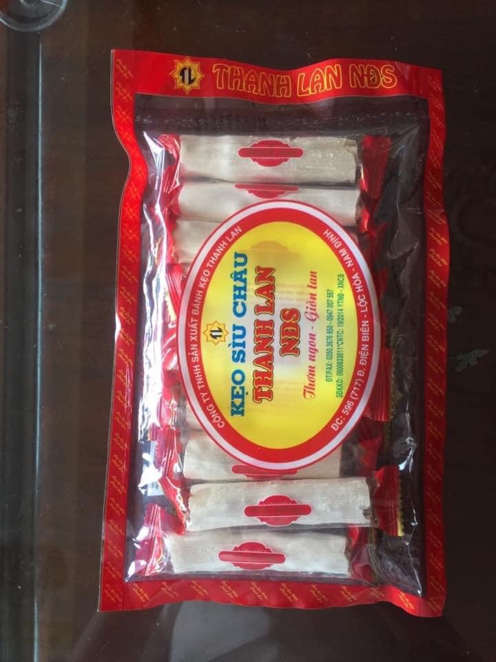 Kẹo dồi lạc Thanh Lan chính hiệu đặc sản Nam Định, kẹo dồi gói giòn thơm