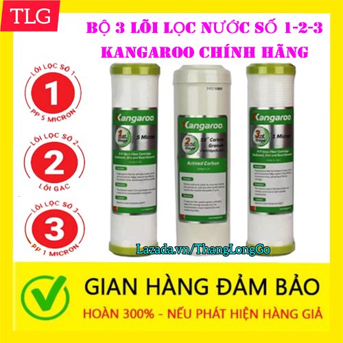 LÕI LỌC NƯỚC KANGAROO SỐ 1 2 3