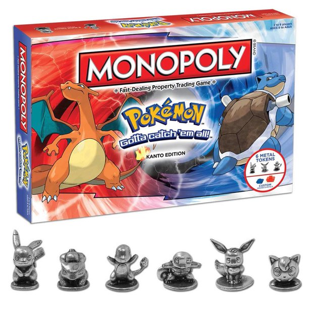 Cờ tỷ phú monopoly pokemon kanto edition - boardgame pokemon kanto edition