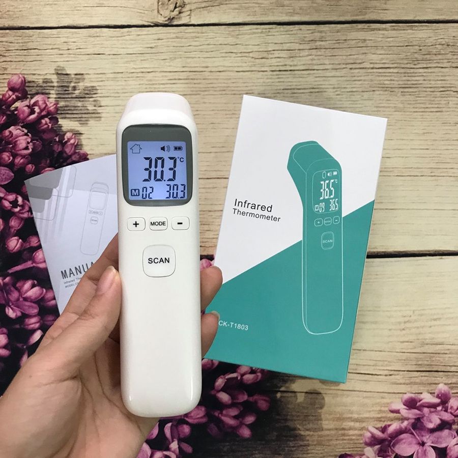Máy Đo Nhiệt Kế Hồng Ngoại Đa Năng, Kết Quả Trong 1 Giây - Đo Nhiệt Độ Cho Bé  và cả gia đình. Công nghệ Hiện Đại Bảo Hành Lỗi 1 Đổi 1 Trên Toàn Quốc.