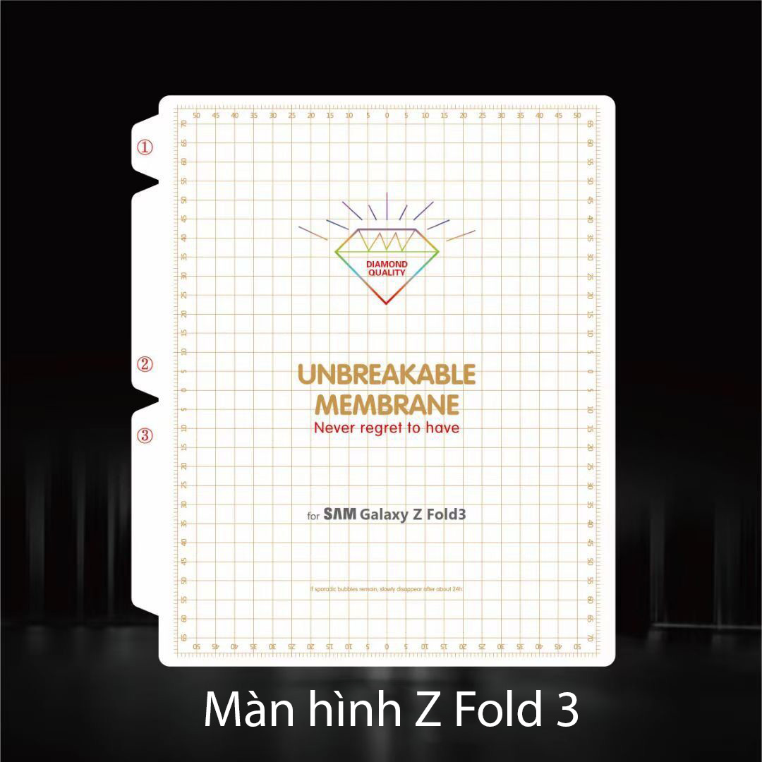 Miếng dán PPF Samsung Z Fold 2 / Z Fold 3 / Z Fold 4 dán trong suốt