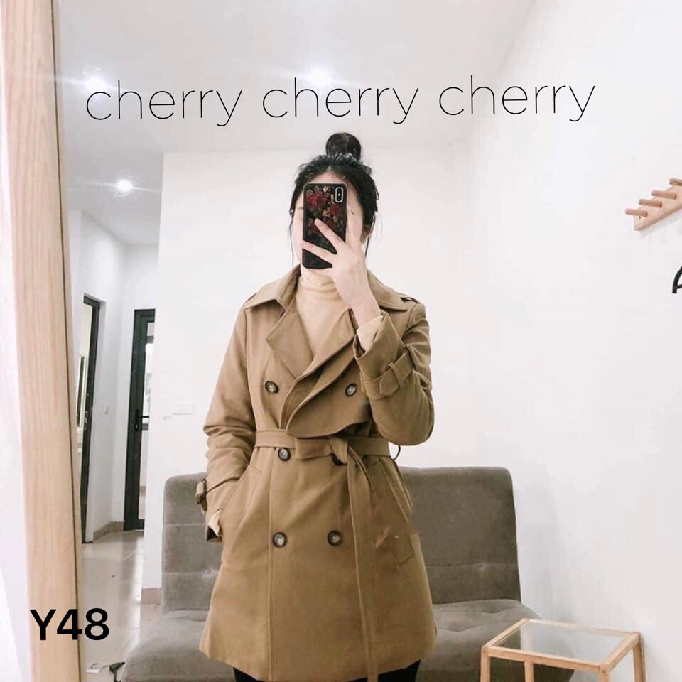 Áo măng to ka ki cáo cấp thanh lịch Y48