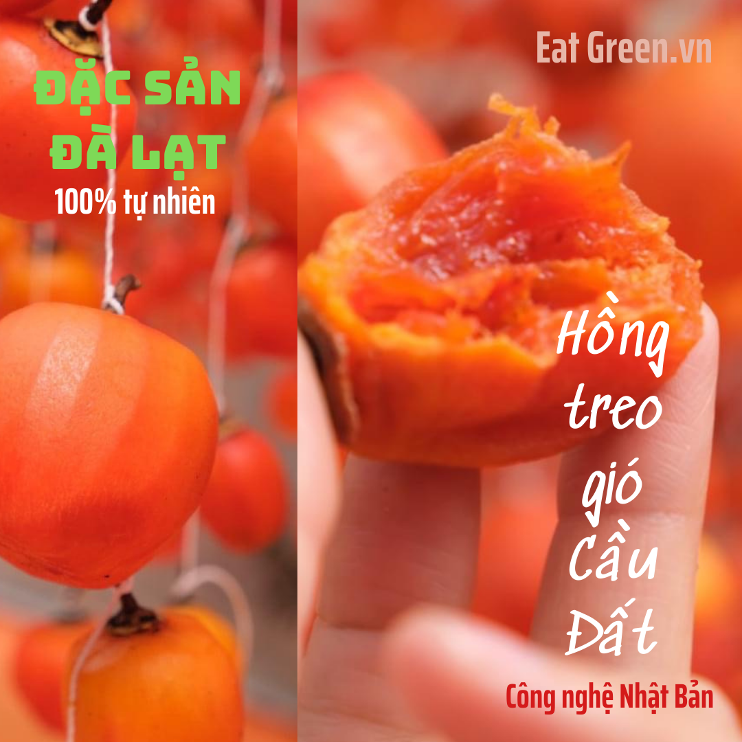 Hồng treo gió đà lạt - công nghệ nhật bản