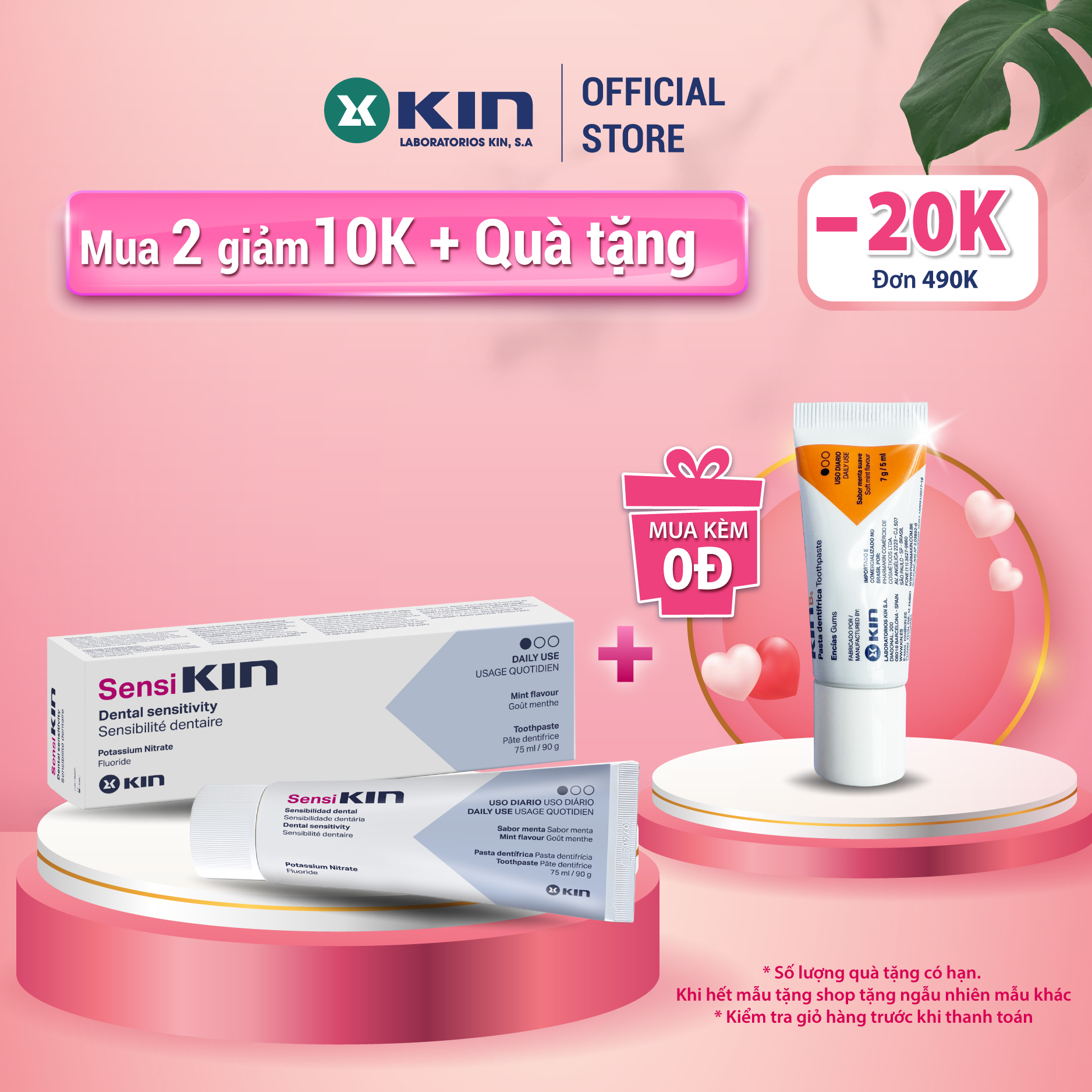 Kem Đánh Răng SensiKin Dành Cho Răng Nhạy Cảm Ê Buốt