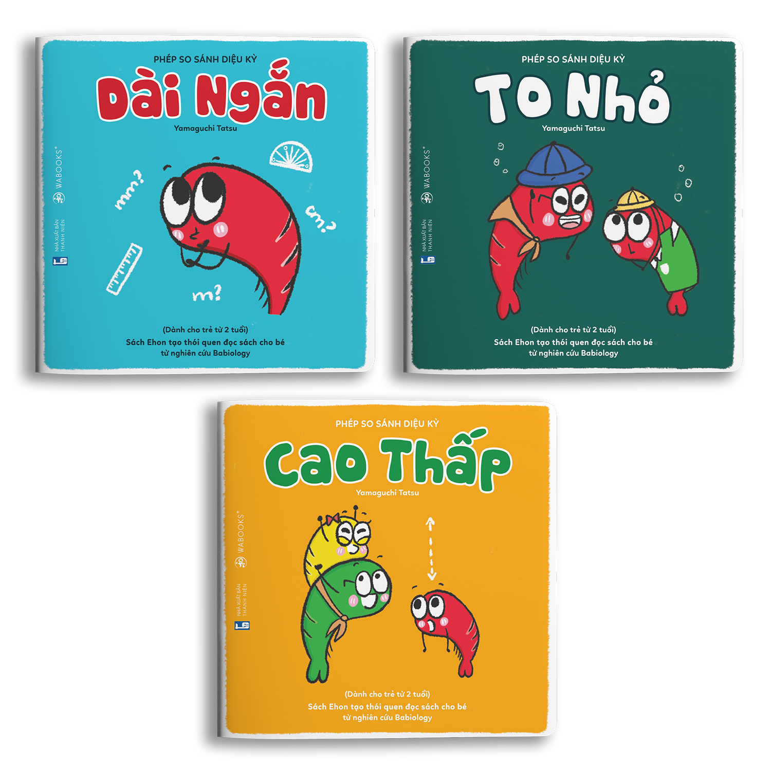 Sách Ehon Phép so sánh diệu kỳ - Bộ 3 cuốn dành cho trẻ từ 2 tuổi