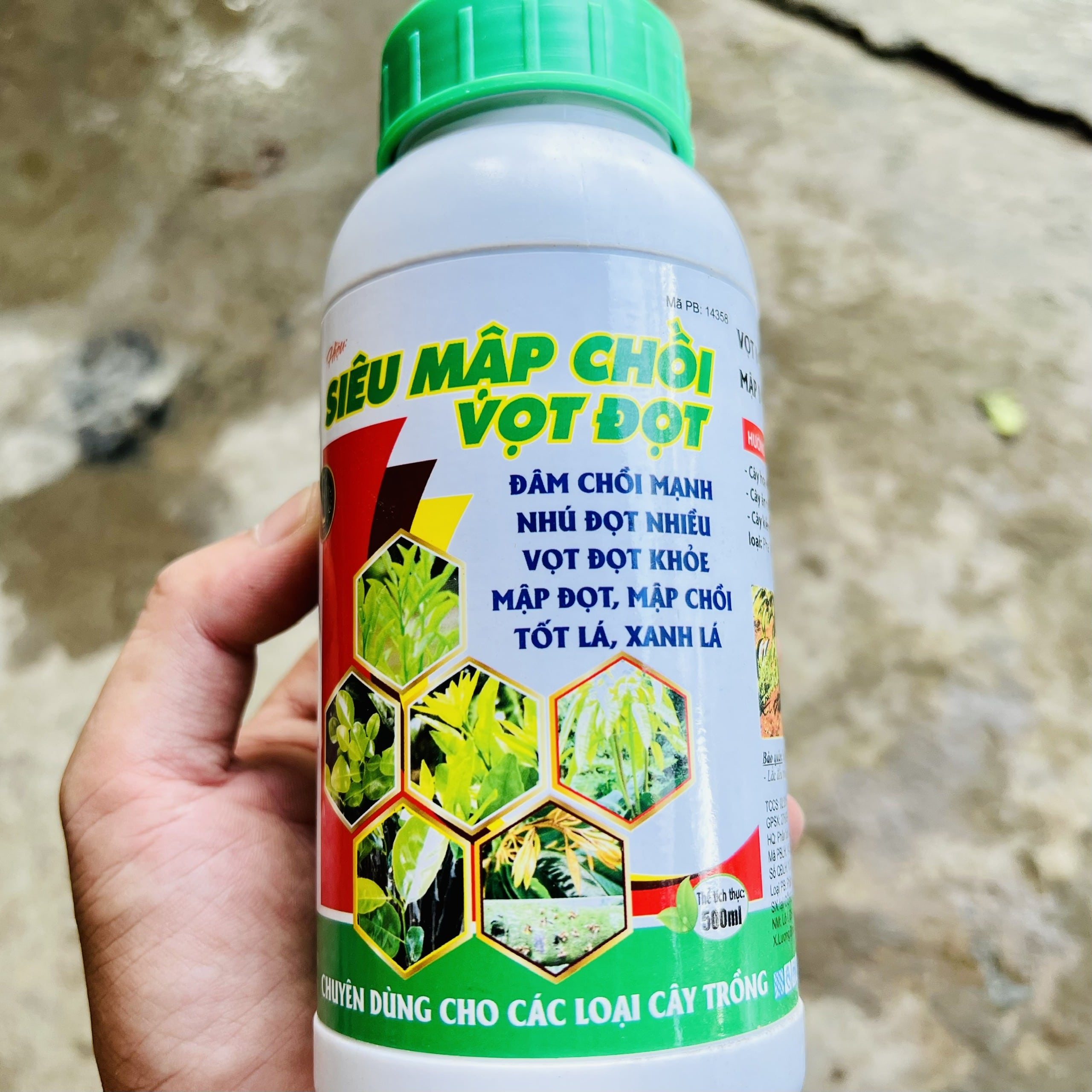 Phân bón mập chồi vọt đọt xanh cây mướt lá 500ml