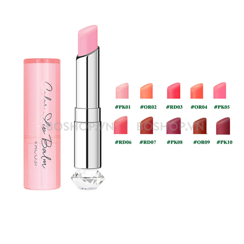 [Chính hãng] SON DƯỠNG VACOSI NATURAL COLOR LIP BALM CÓ MÀU 3G
