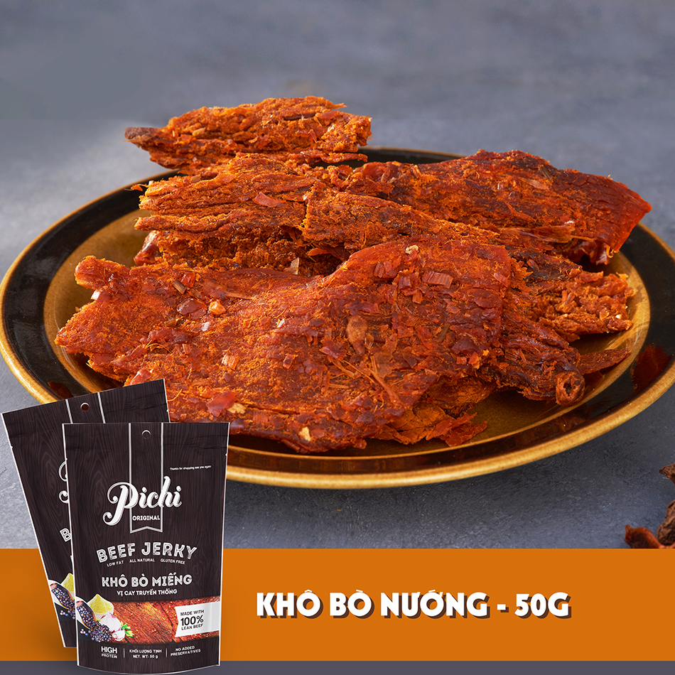Pichi khô bò miếng vị cay truyền thống 50g