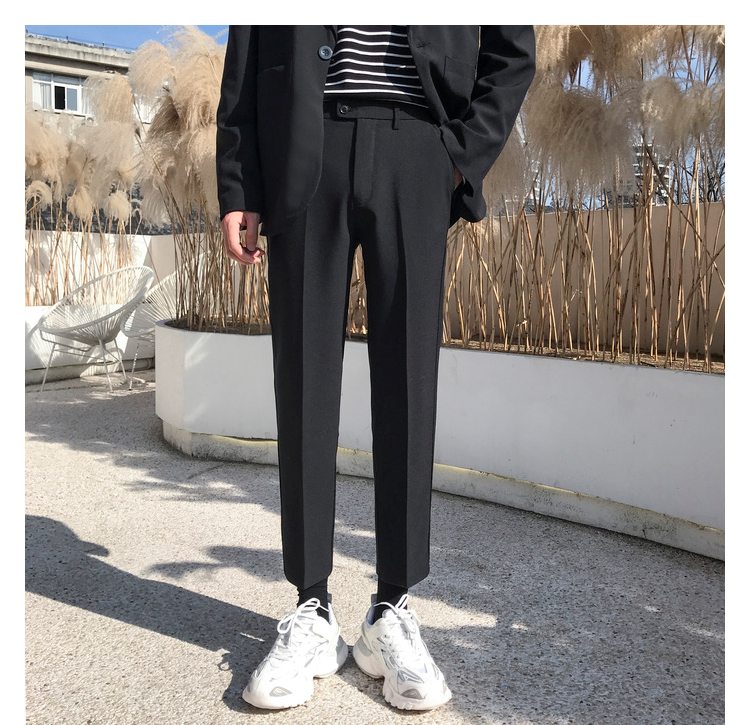 HOÀN TIỀN 15% - Quần tây nam SlimFit ống côn Hàn Quốc - Quần âu nam Co dãn Chống nhăn giữ form - Gà Trống Menwears