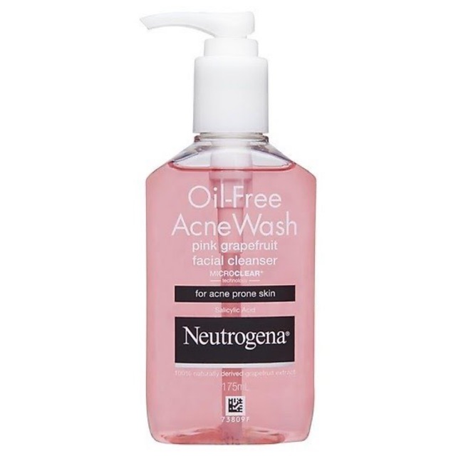SửA RửA MặT Trị MụN Neutrogena Oil Free Acne Wash Pink Grapefruit Facial Cleanser 175ml. Hàng Xách Tay Úc