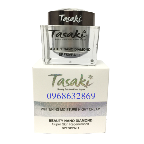 [HCM]Chính hãng TASAKI 10 IN 1 Kem trắng da và phục hồi Nano Kim Cương ( Tặng mặt nạ dưỡng da )