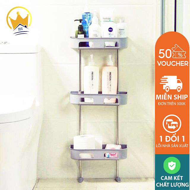 Kệ nhà tắm kệ để đồ phòng tắm kệ nhà vệ sinh toilet kệ để bồn cầu 3 tầng,2 tầng kệ để đồ sau toilet , nhà