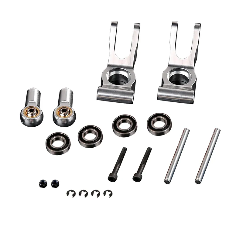 Cnc One Piece Rear Wheel Bearing Base Kit Fit For 1 5 Hpi Rofun Rovan Km Baja 5b 5t 5sc Rc Car Parts Silver Lazada Co Th