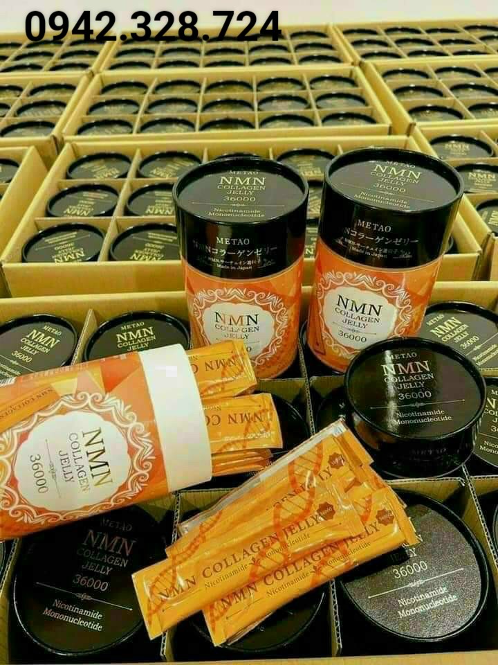 Thạch nmn collagen jelly 36000 metao của nhật bản