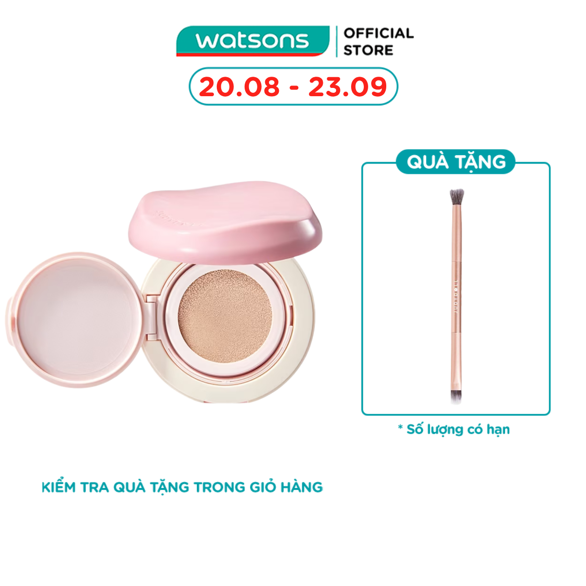 Phấn Nước Chống Nắng Judydoll Fresh Matte Cushion SPF50+PA++++ 12.5g .#Light