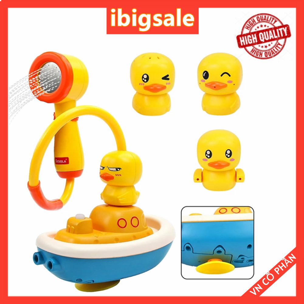 [HN] Bộ sen tắm vịt nhỏ màu vàng đa chức năng, 4 bền và an toànchế độ phun nước, sen tắm cho bé, bé chơi đồ chơi dưới nước, chất liệu mới an toàn chống thấm nước, 4 chế độ phun nước, đồ chơi trẻ em 3-4 tuổi