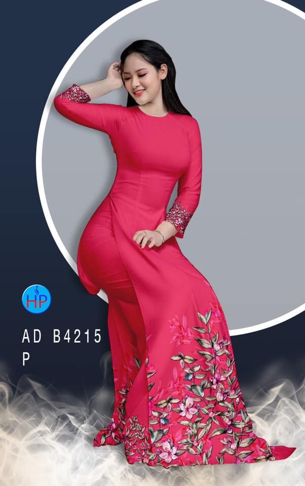 [HCM]ÁO DÀI TRUYỀN THỐNG IN LAN PHI NGỌC CAO CẤP - KHÔNG KÈM QUẦN