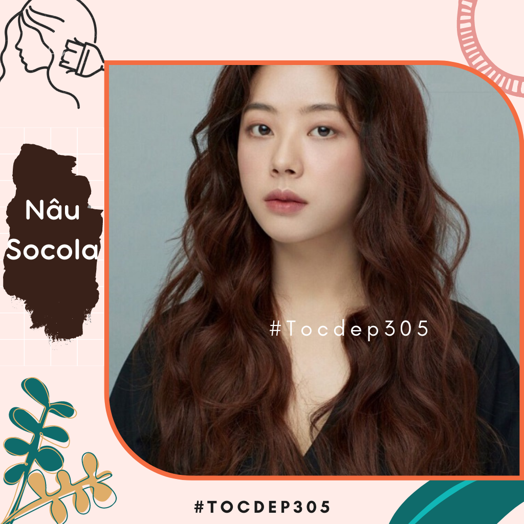 Set nhuộm tóc màu socola