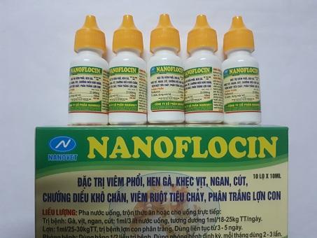 NANOFLOCIN 1 HỘP 10 HỦ CHO gà đá