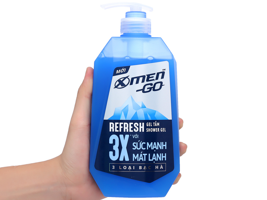 Bán sỉ sữa tắm x-men go refresh 3 loại bạc hà 630g / 180g