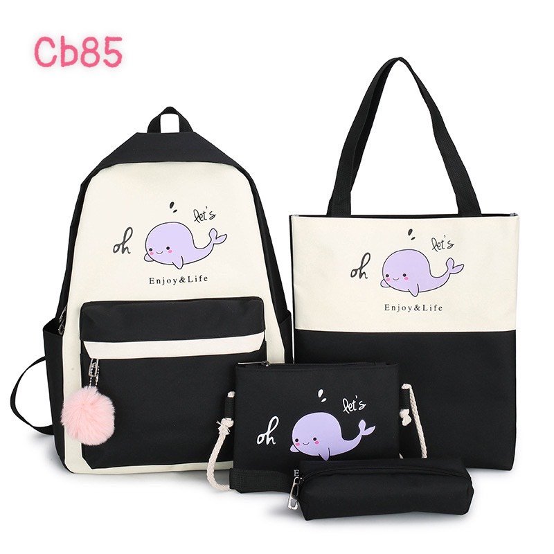 Combo 4 món phối cá voi con biển xanh mua hè cực đẹp cb85