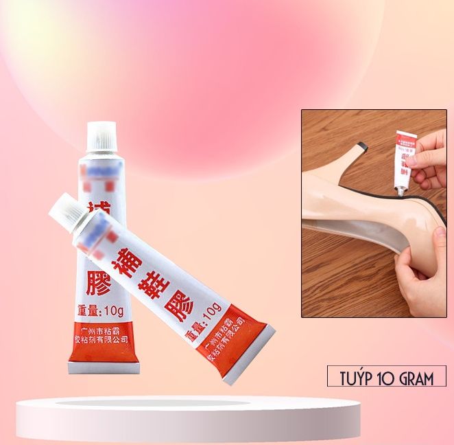 Keo dán giày dép con chó siêu dính 10g