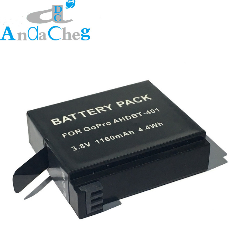 }qiANDACHEG Máy Ảnh Thể Thao GoPro HD Pin Máy Ảnh Hero4 Thế Hệ AHDBT-401 Pin