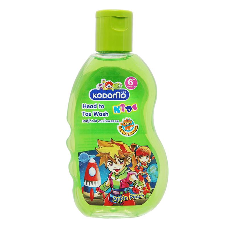 Dầu tắm gội Kodomo Apple Peach Kids 200ml