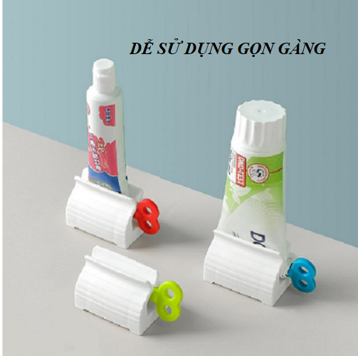 Dụng cụ vặn kem đánh răng xoay xoay tuýp kem đánh răng tiện lợi.