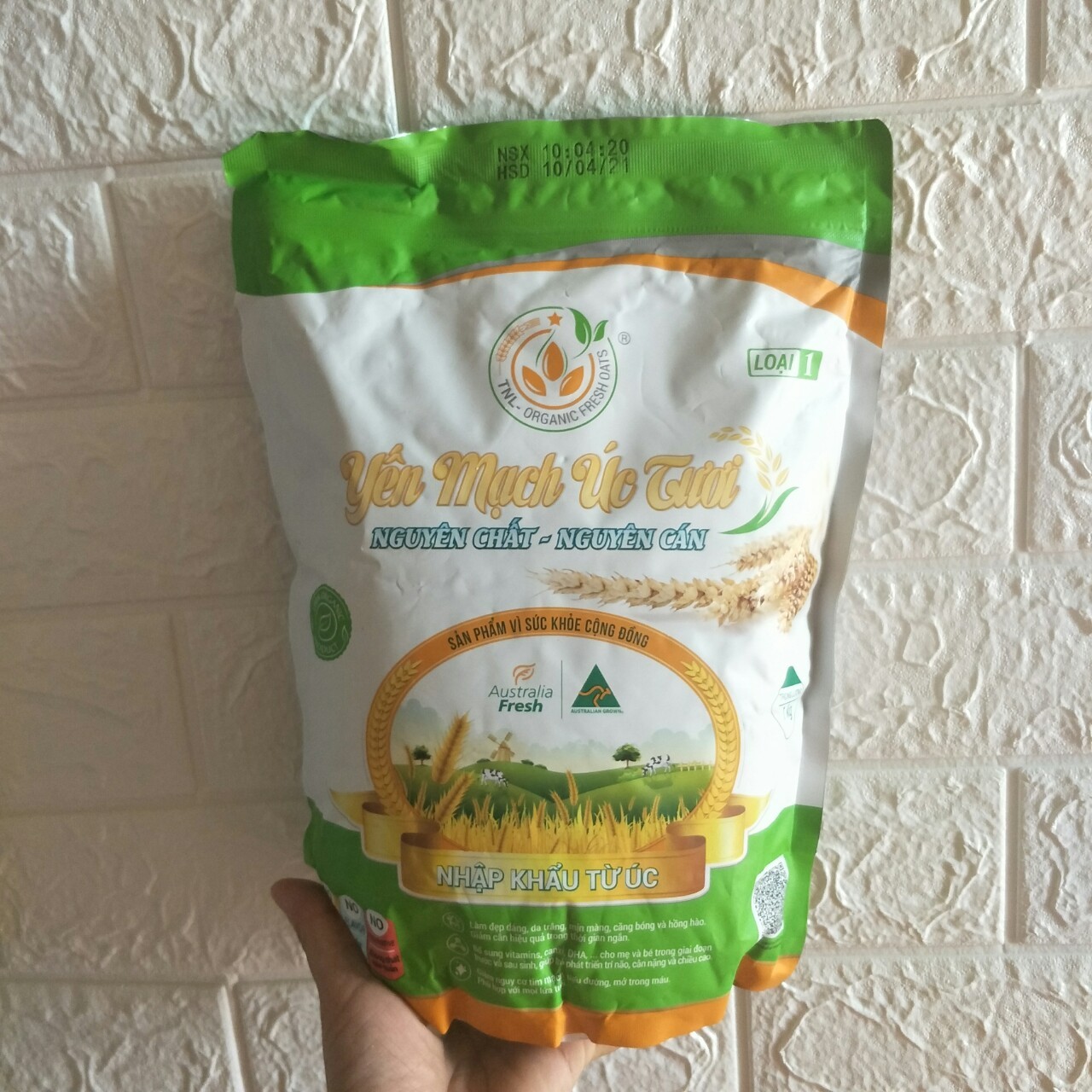 5kg yến mạch úc tươi 1kg