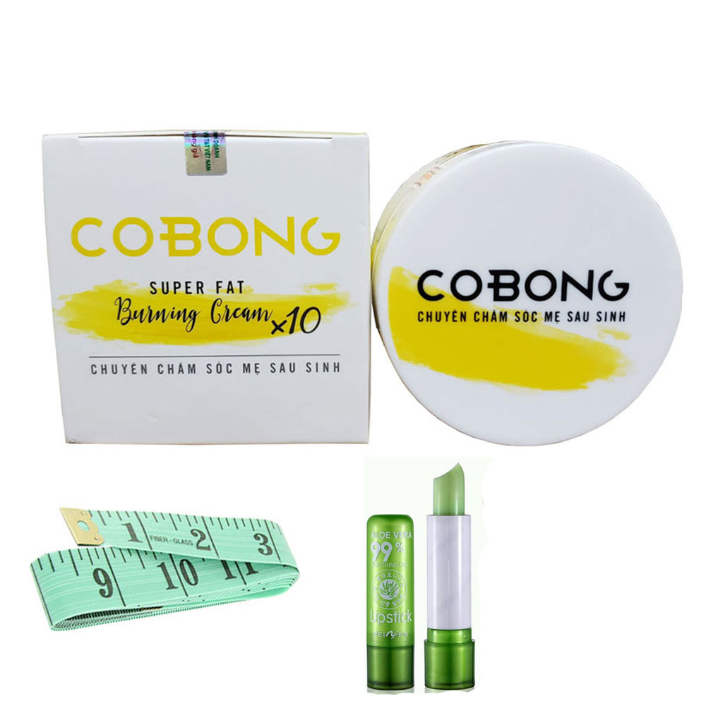 Kem tan mỡ Cô Bông x10 mới tặng thước dây và son môi