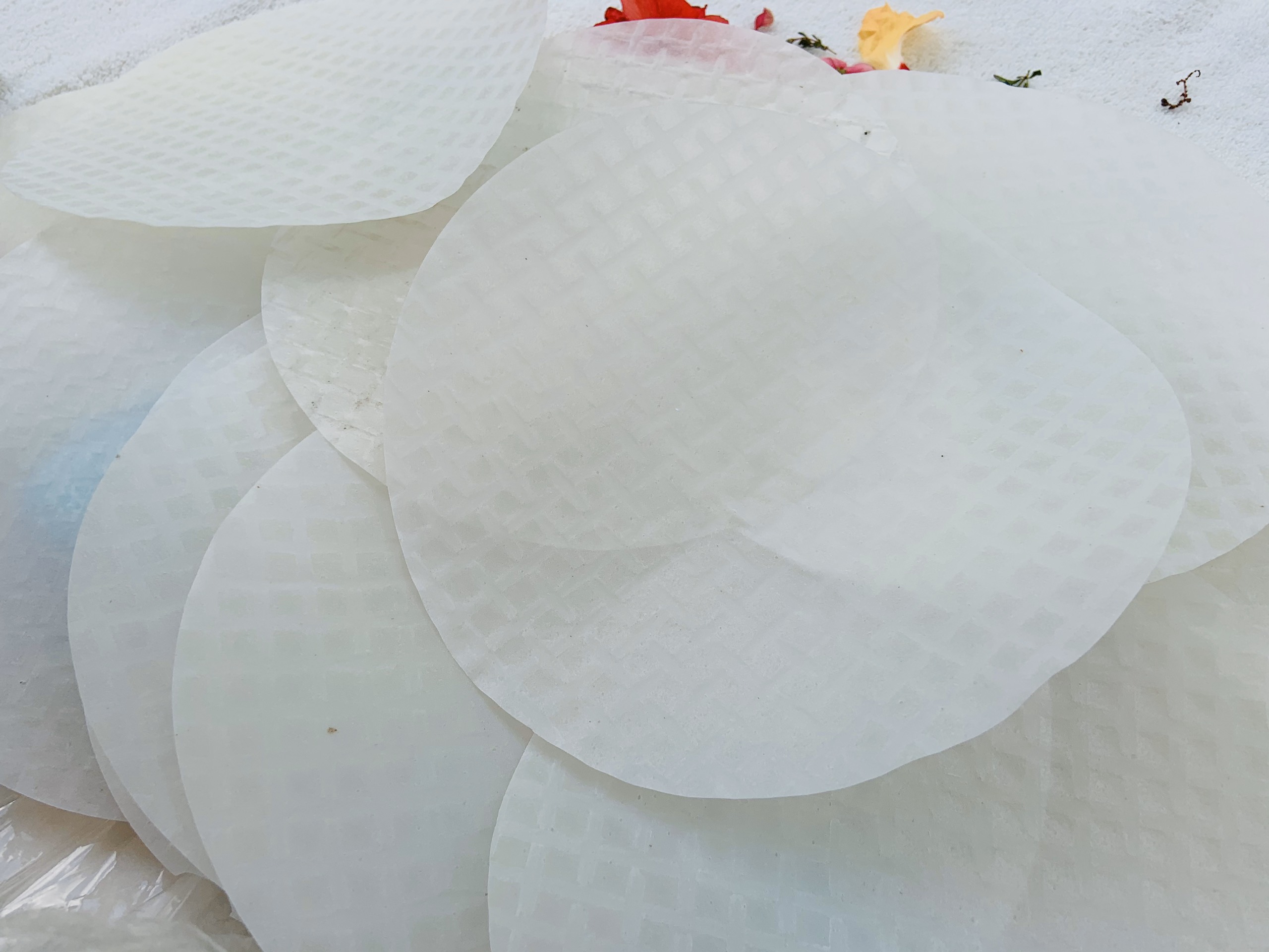 Bánh tráng nướng trắng