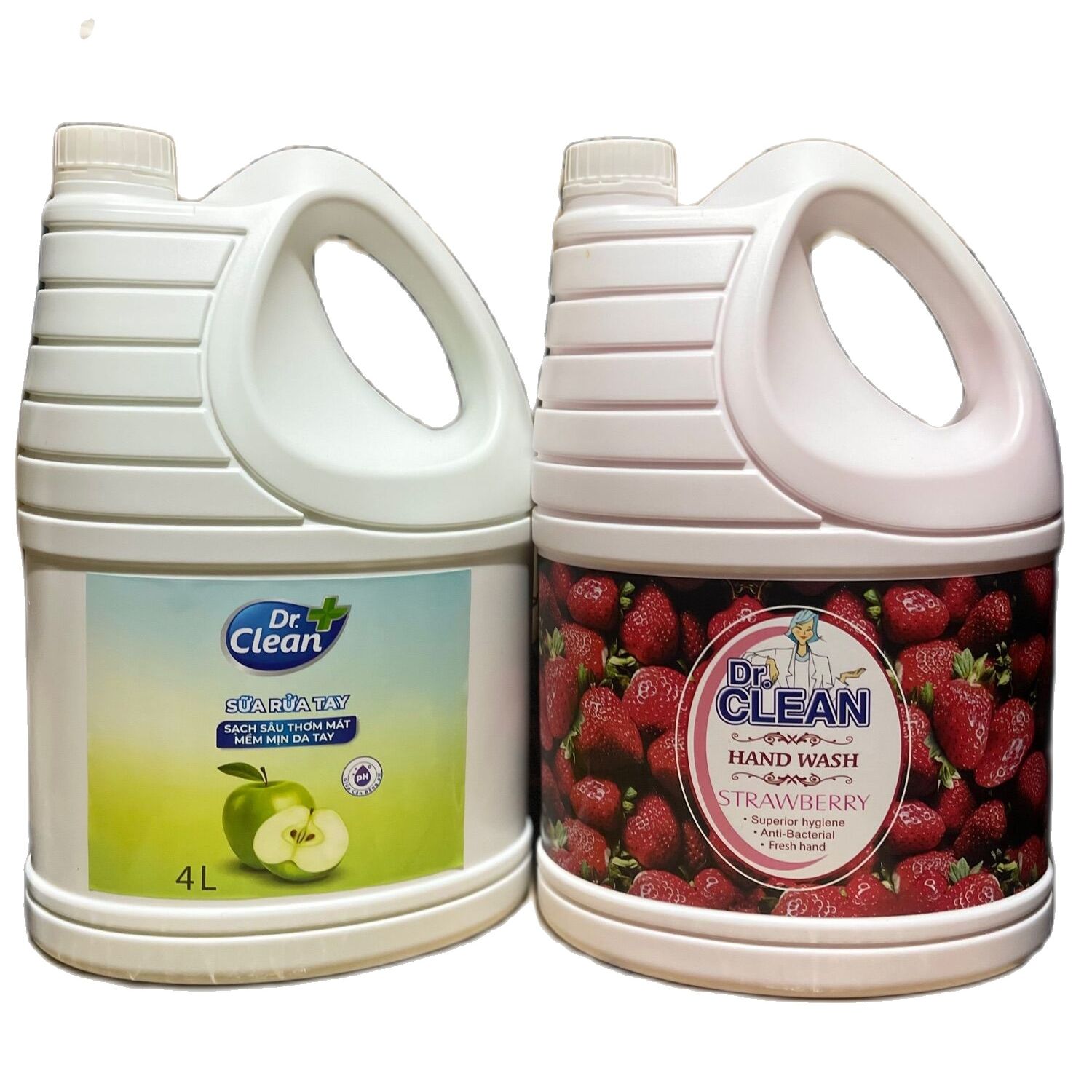 Sữa rửa tay Dr.Clean sạch khuẩn mềm dịu da tay hương trái cây thanh mát 4L