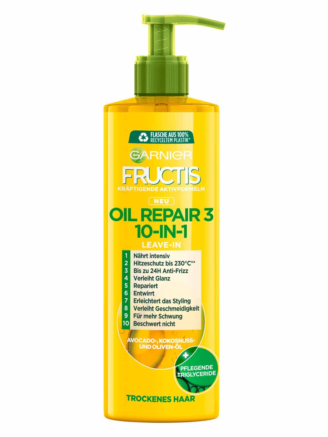 KEM DƯỠNG TÓC GARNIER FRUCTIS 10 TRONG 1 PHỤC HỒI - BẢO VỆ TÓC TOÀN DIỆN