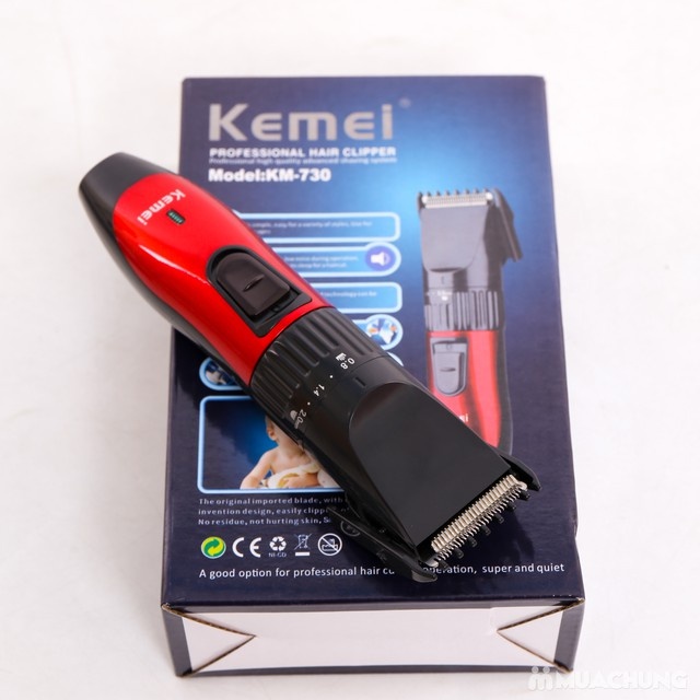 Tông đơ cắt tóc trẻ em gia đình kemei 730 fullbox