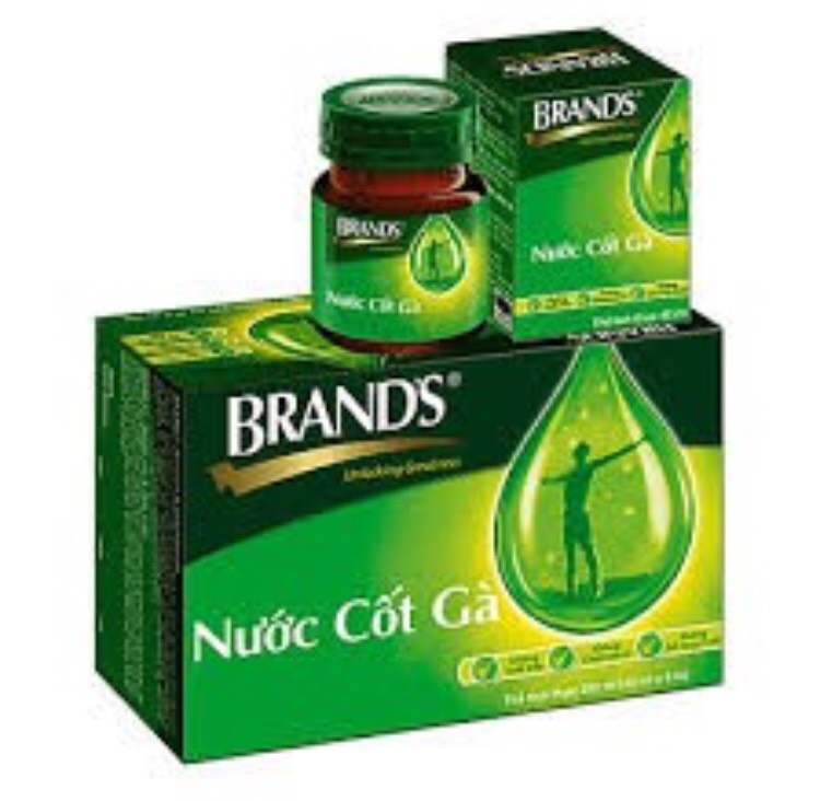 [HCM]Nước Cốt Gà BRANDS 42ml Hộp 6 Hũ giúp tăng cường trí nhớ sức khỏe nước cốt gà brand Sâm Yến Phú Khánh