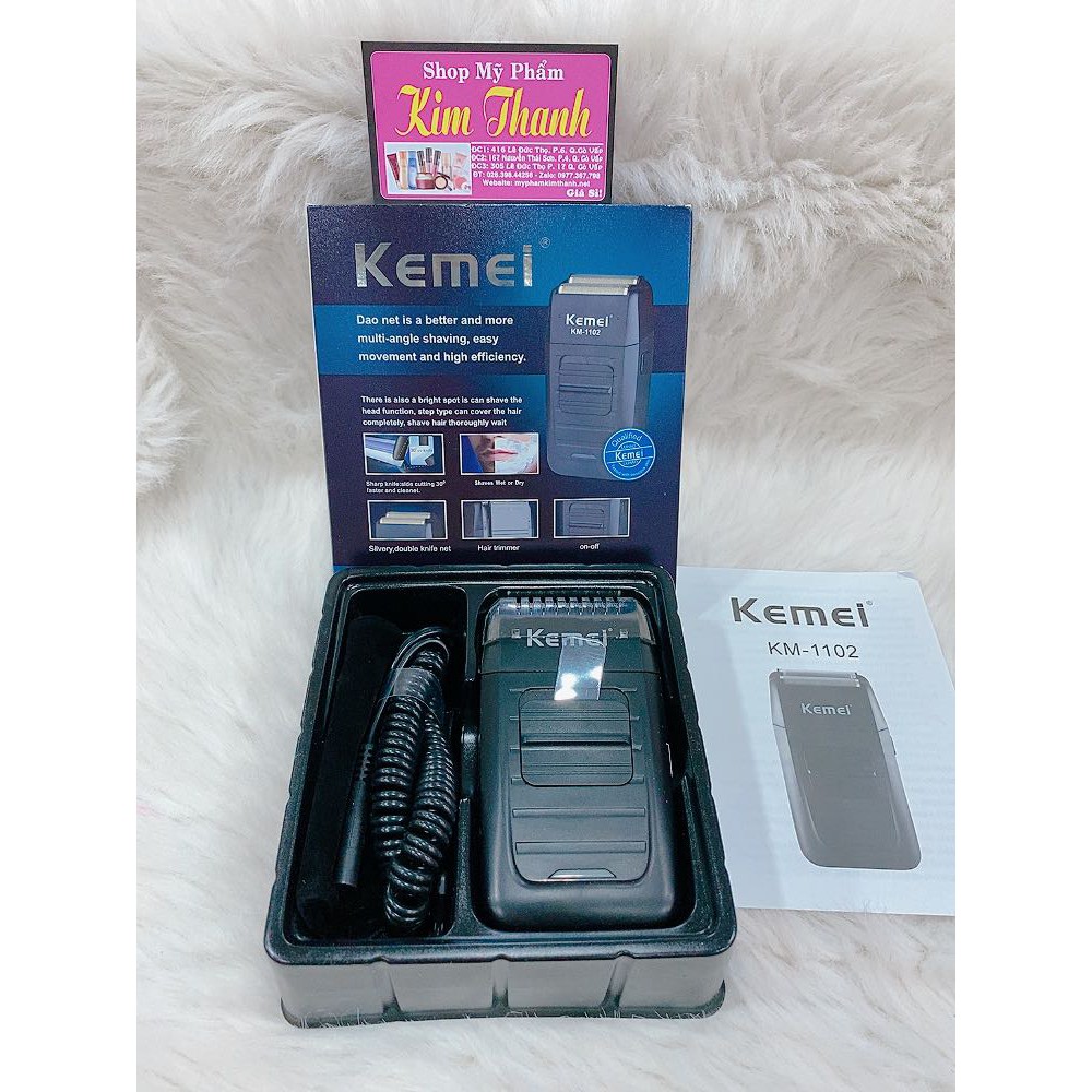 Máy cạo râu Kemei Km-2801 dùng sạc, sản phẩm chất lượng, đảm bảo an toàn sức khỏe người dùng, cam kết cung cấp mặt hàng đang được săn đón trên thị trường