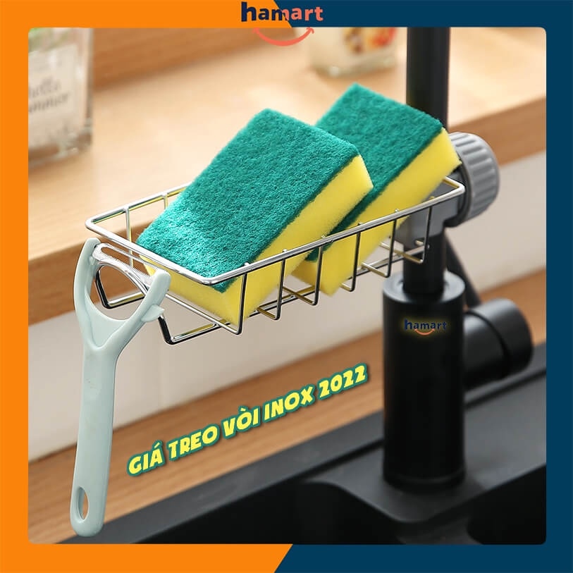 Giá Treo Bồn Rửa Bát INOX Treo Đồ Nhà Bếp Giá Treo Vòi Sen Nhà Tắm Đa Năng Cao Cấp Tiện Dụng HOT SALE