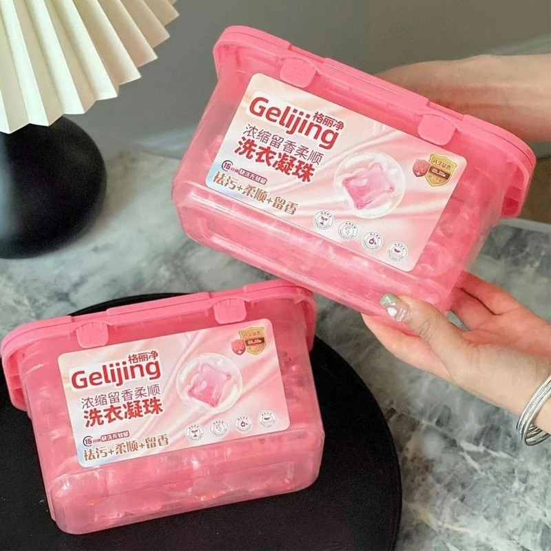 hộp x 100 Viên Nước Giặt Xả GELIJING