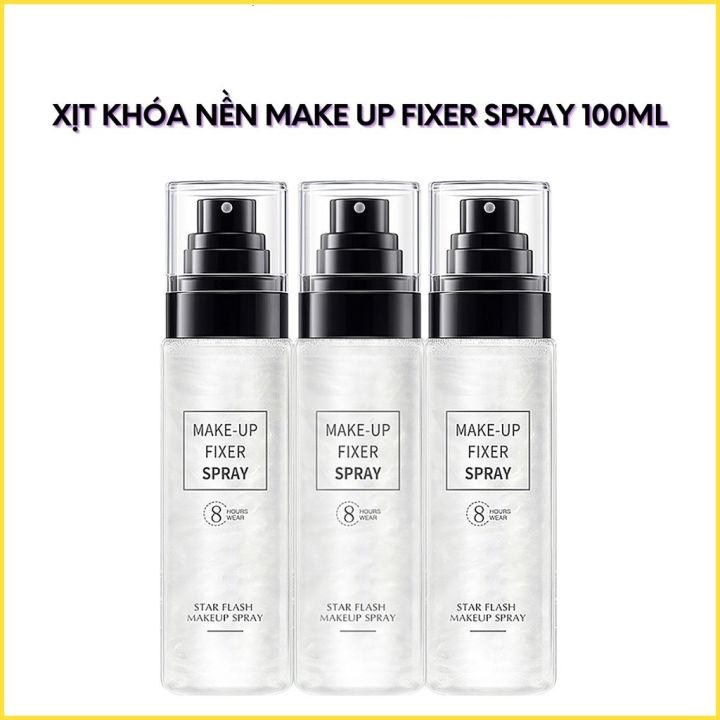 Xịt khoáng trang điểm - Xịt Khóa Nền - Xịt Khóa Makeup Giữ Lớp Trang Điểm Lâu Trôi Bắt Sáng Chính hãng nội địa 100ml