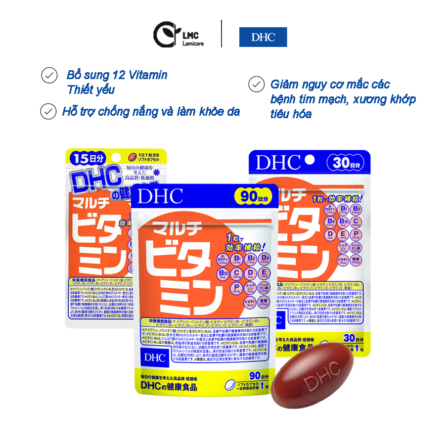 Viên uống vitamin tổng hợp DHC Multi Vitamins - Lamicare