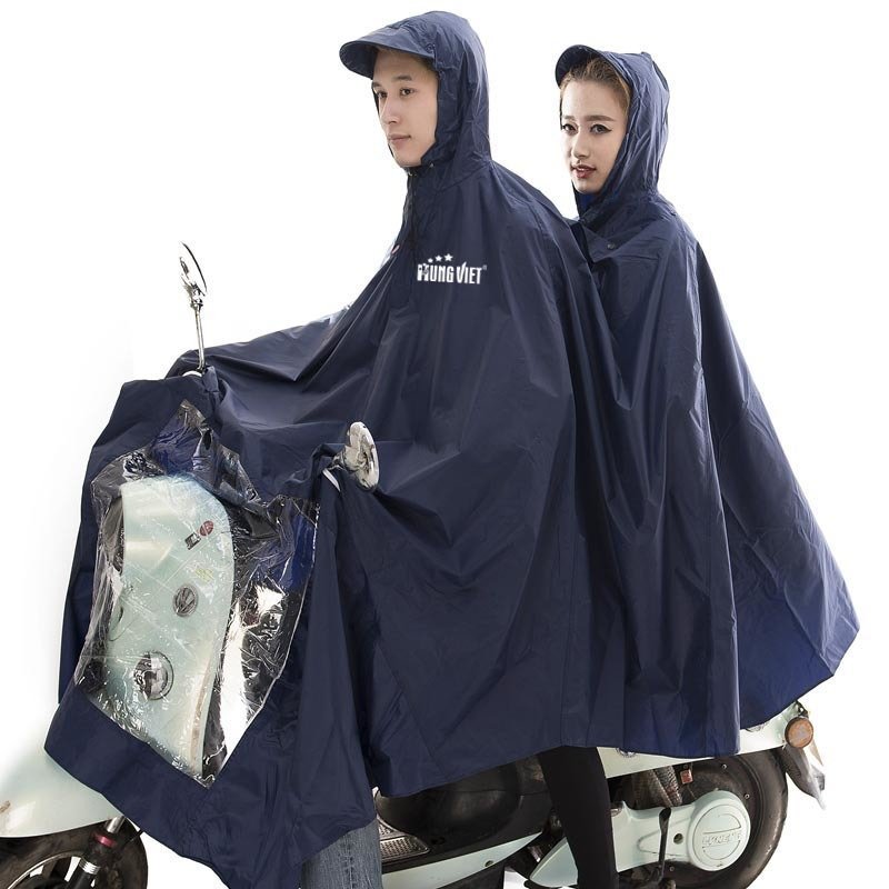 Áo mưa vải siêu nhẹ 2 đầu Hưng Việt cỡ đại