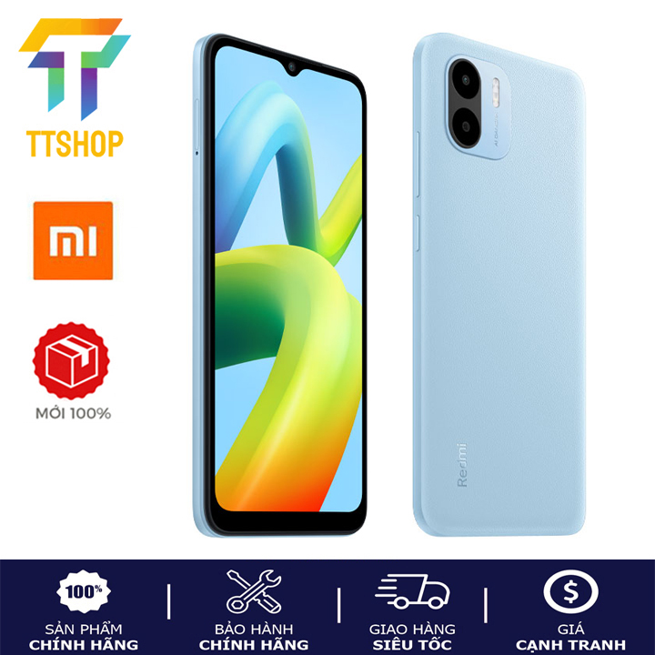 Điện thoại Xiaomi Redmi A1  - Hàng Nhập khẩu , Mới 100%, Nguyên Seal | Bảo hành 12 tháng