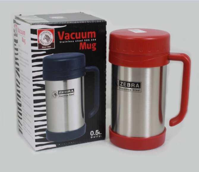 [HCM]CA GIỮ NHIỆT CÓ QUAI 500ML - 112901 ZEBRA THÁI LAN