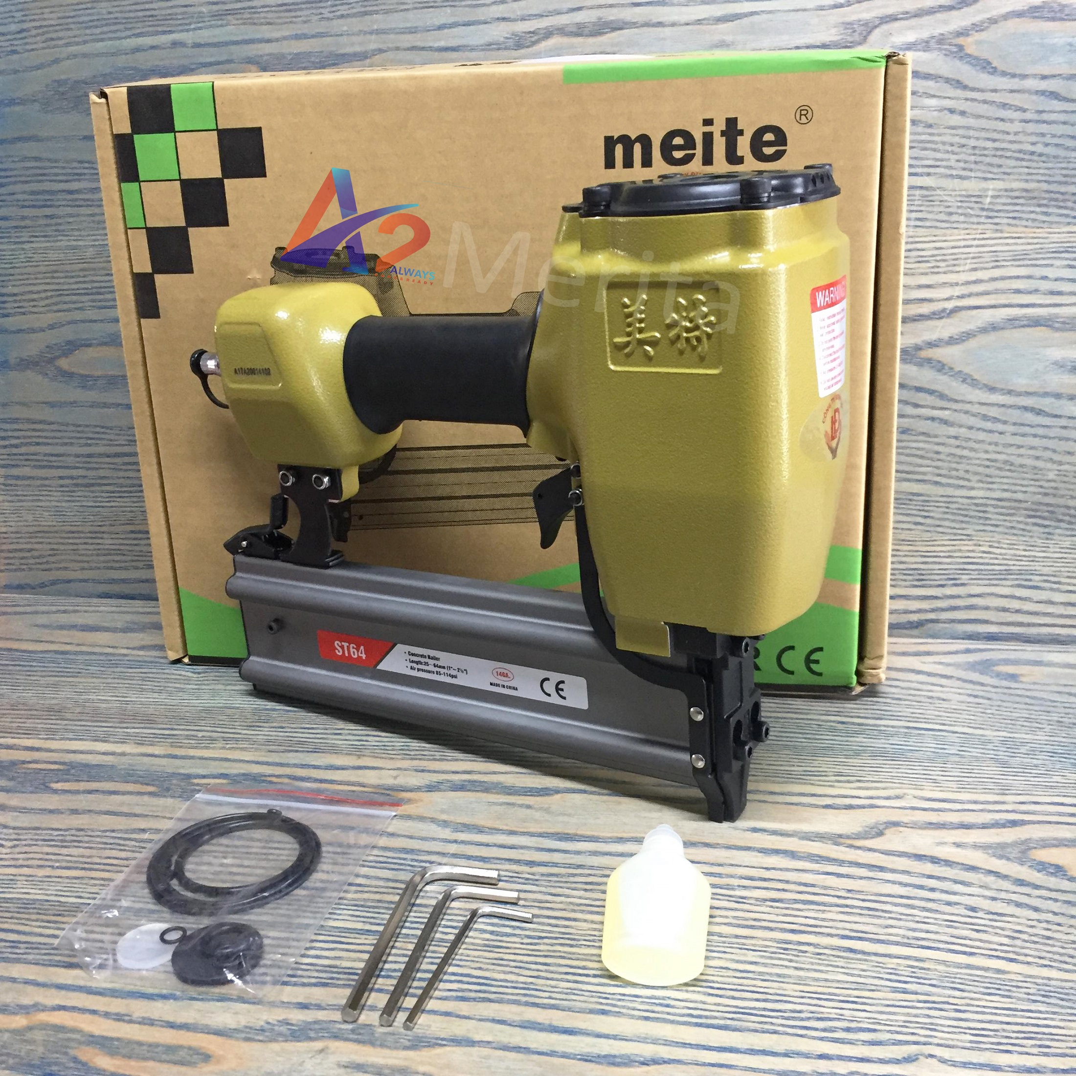 Súng bắn đinh bê tông dùng hơi Meite ST64