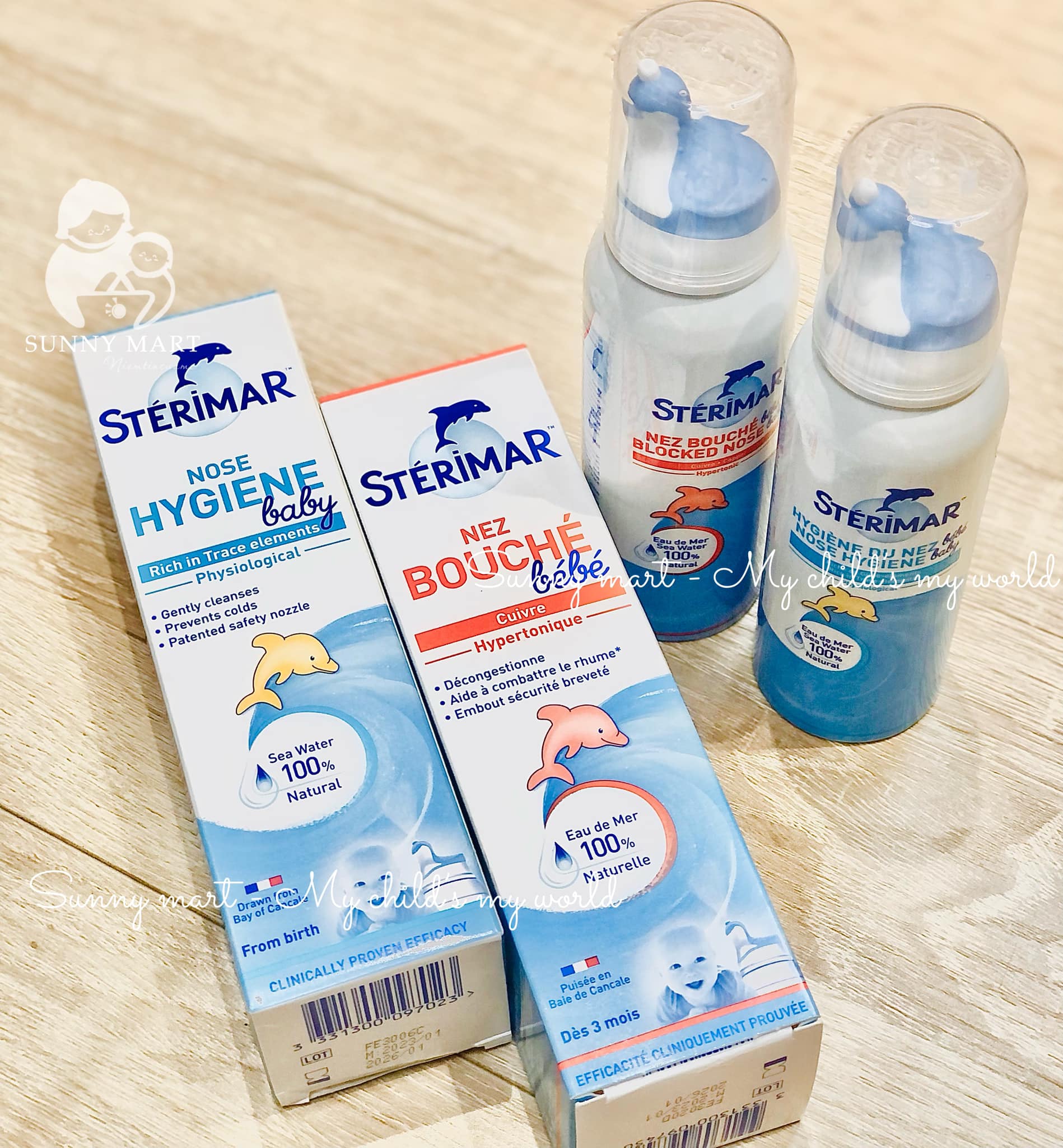 Xịt Muối Biển Sterimar Baby Của Pháp Cho Bé