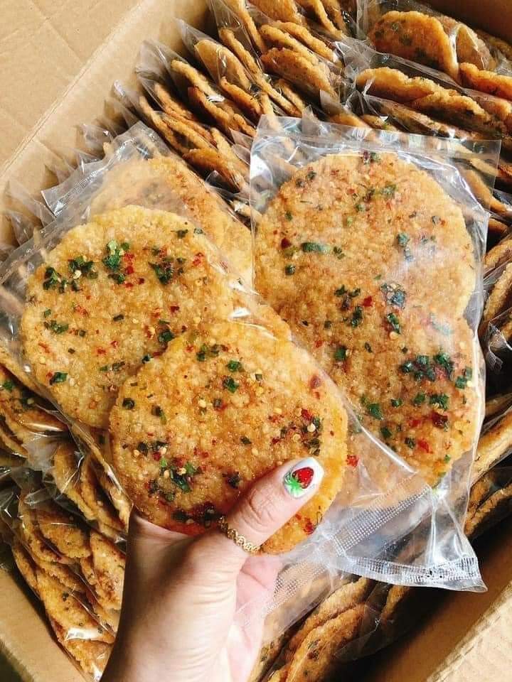 5 gói cơm cháy chiên mắm hành💖 gói 3 miếng cơm cháy 80g 💖đồ ăn vặt 💖 cơm cháy chiên mắm hành ớt
