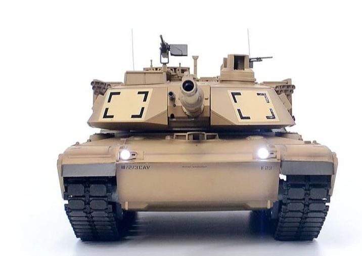 Xe tank Henglong bản cơ bản điều khiển từ xa M1A2 xích, bánh răng
