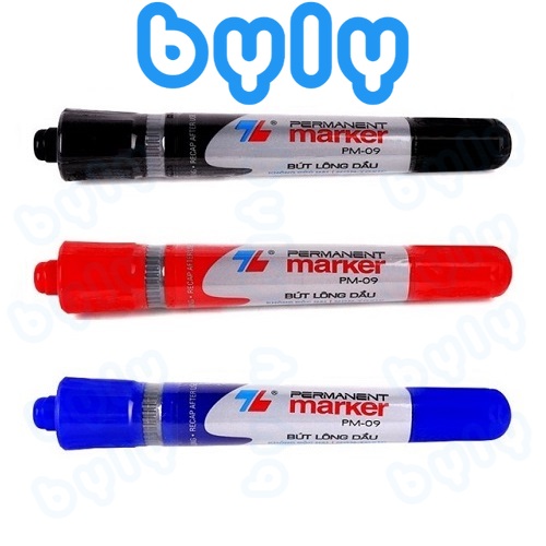 Bút lông dầu 2 đầu cây lớn thiên long pm-09 - bút ghi thùng